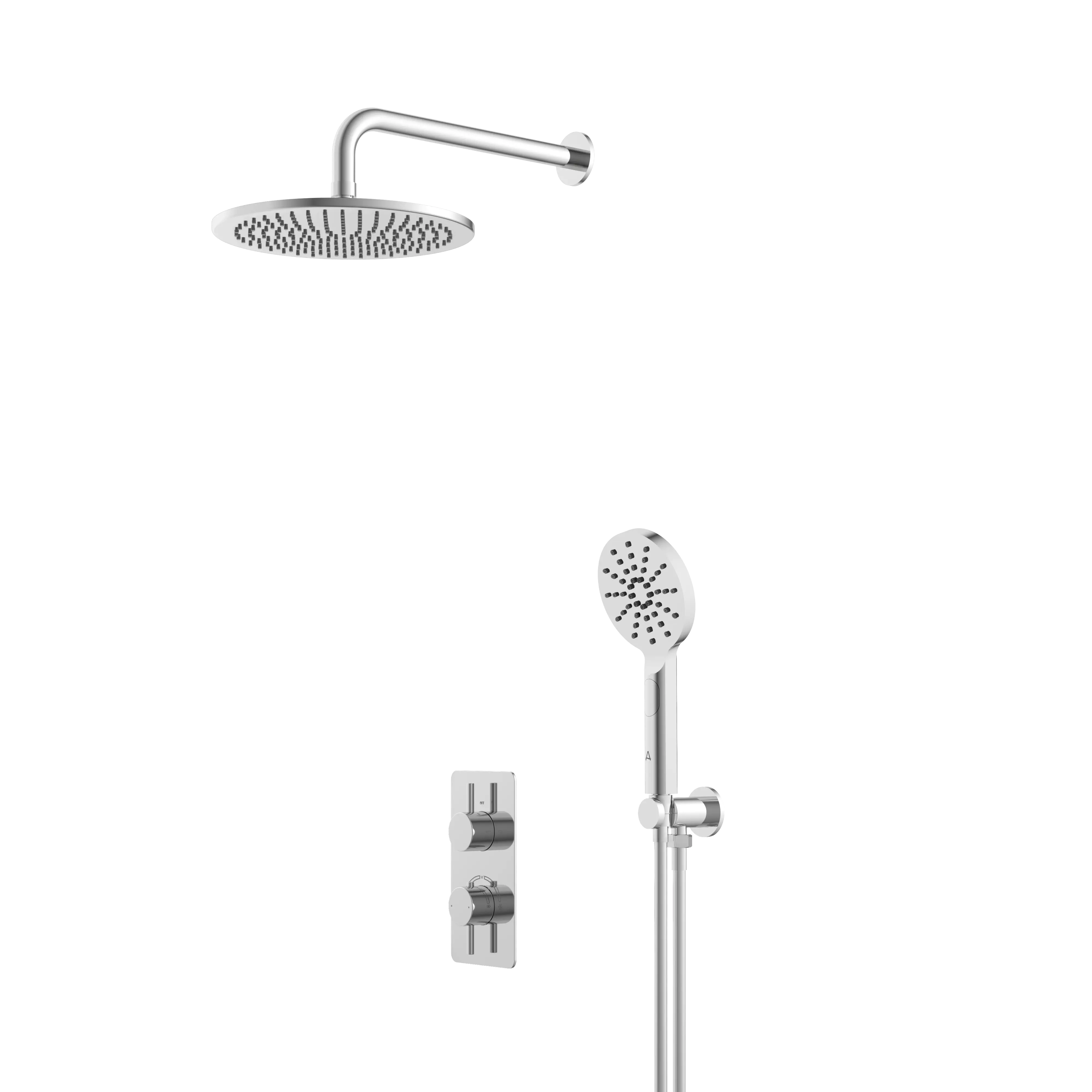 2 WAY SHOWER PACK 1 - CHROME