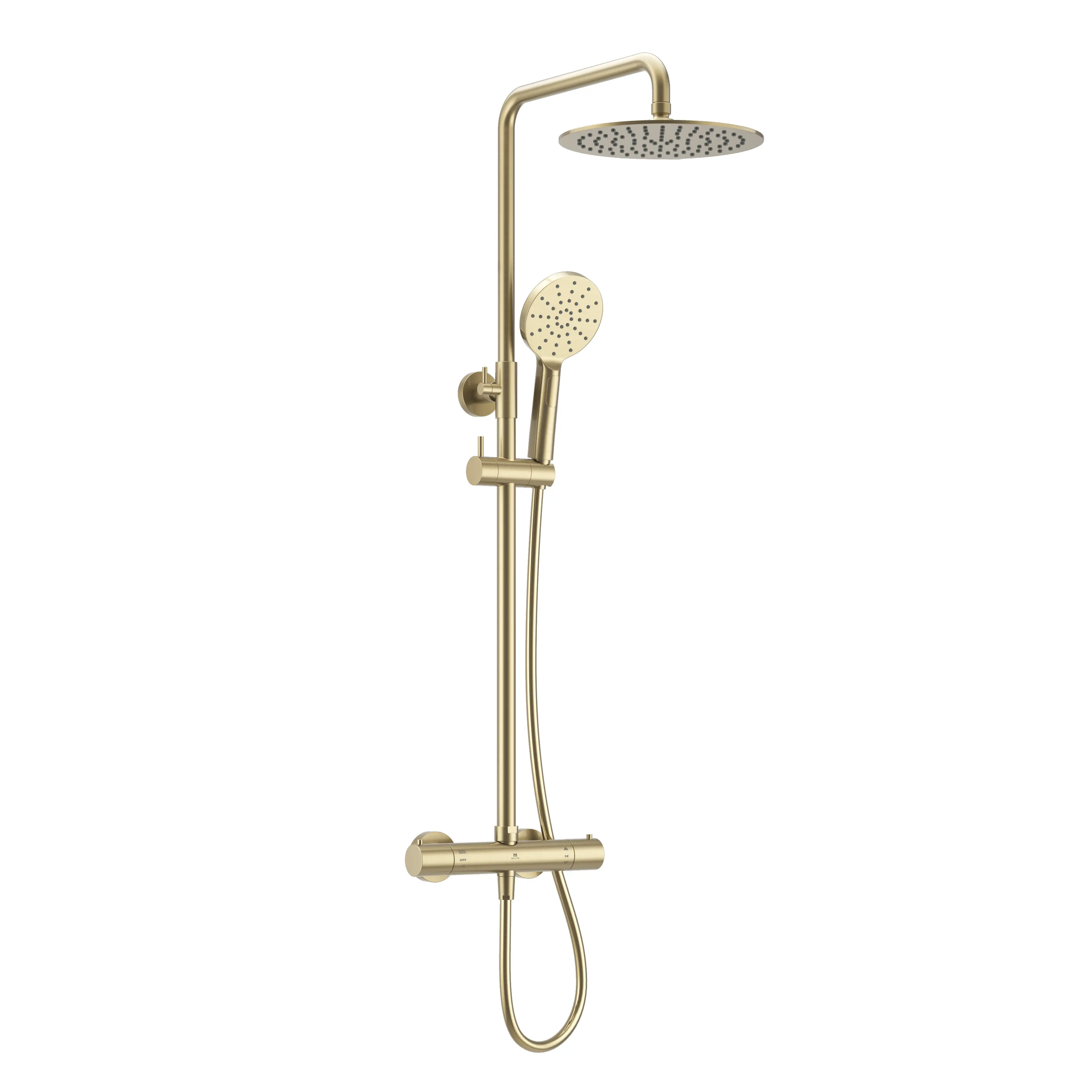 SHOWER PIPE ROUND - B.BRASS