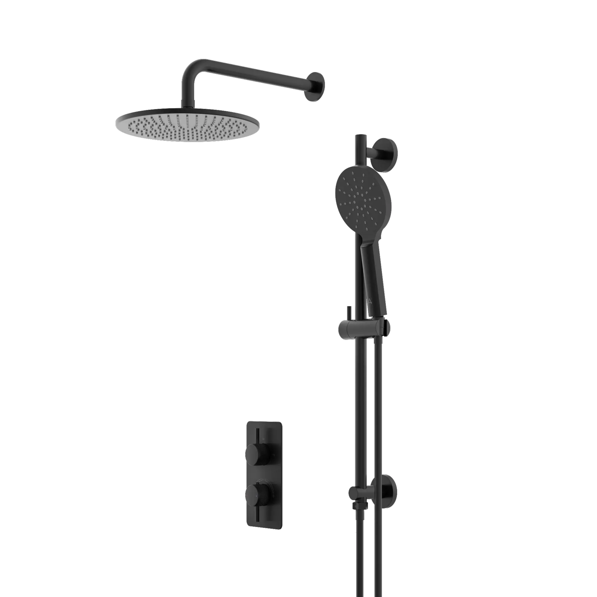 2 WAY SHOWER PACK 2 - M.BLACK KNURLED