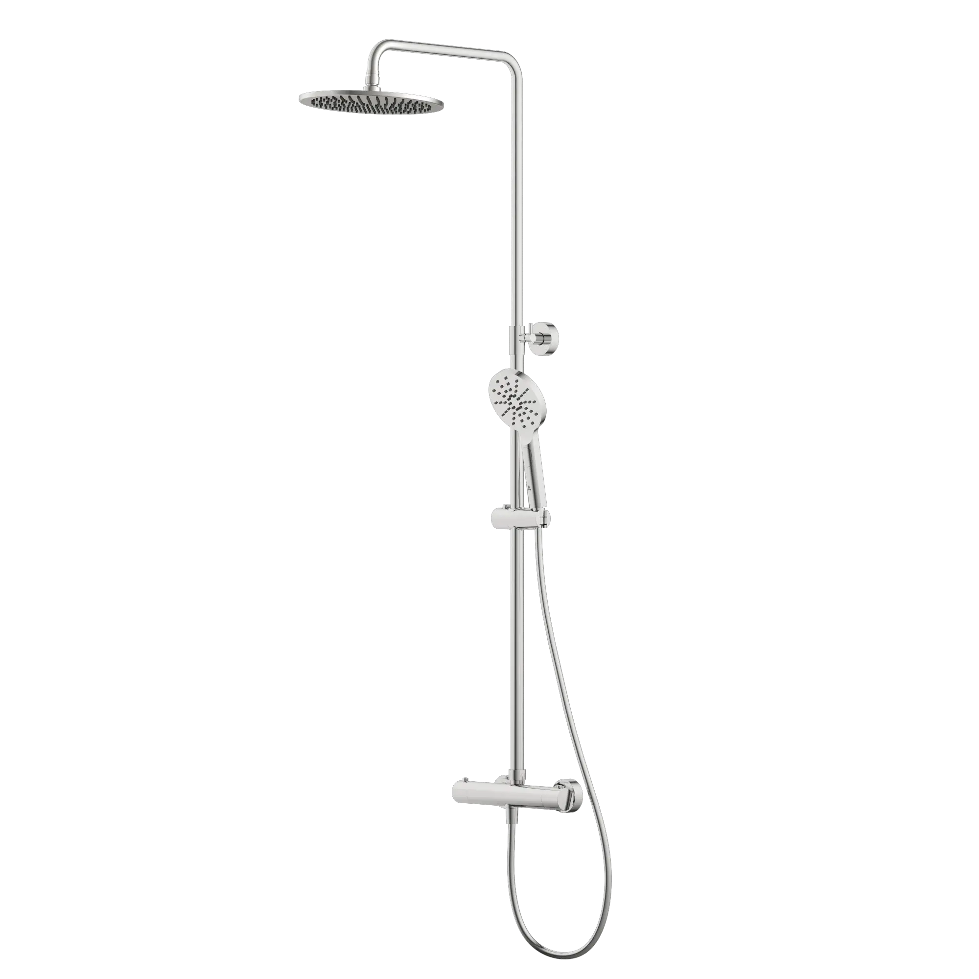 SHOWER PIPE - CHROME