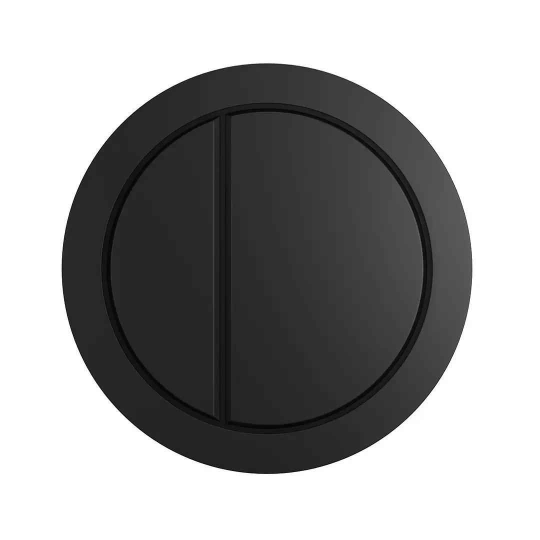 DUAL FLUSH BUTTON BLACK MATT